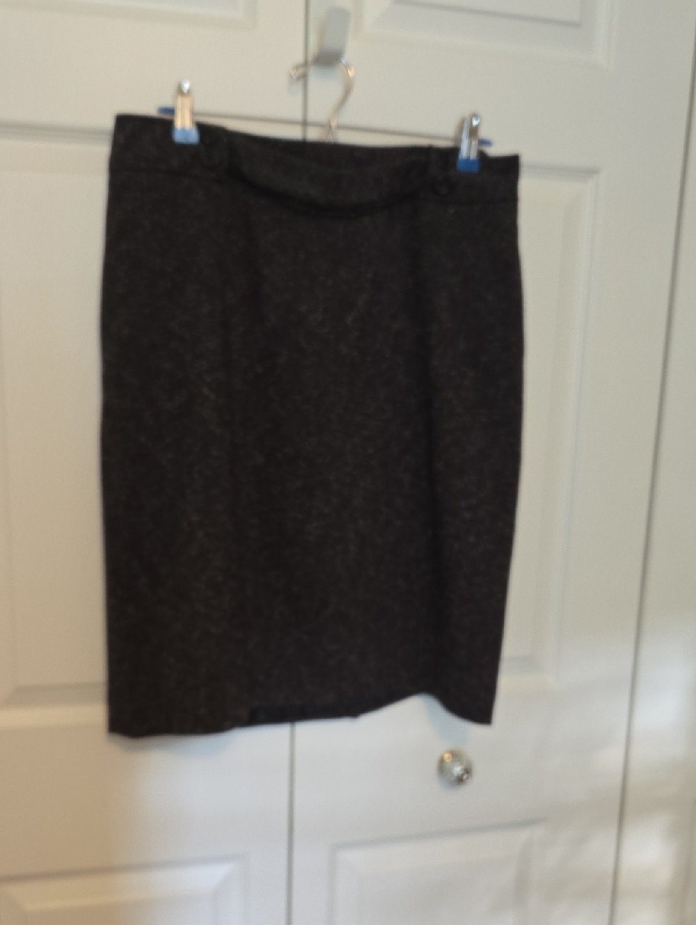 Classic Dark Gray Pencil Skirt - Women's